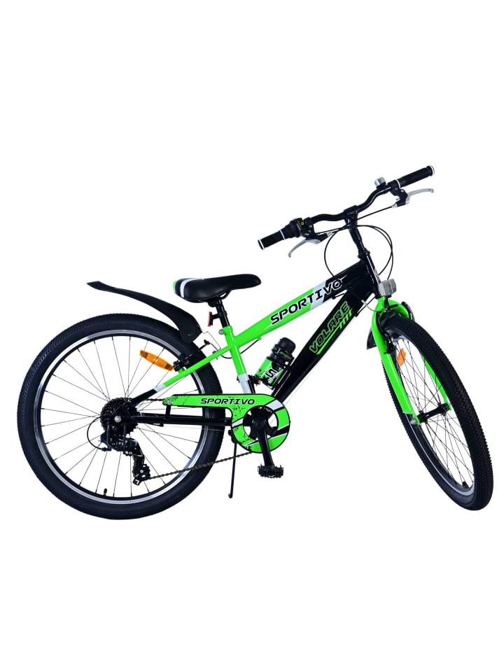 Volare Kinderfahrrad Sportivo für Jungen 24 Zoll Kinderrad in Grün 7-Gänge 3 Jahre günstig kaufen onesize
