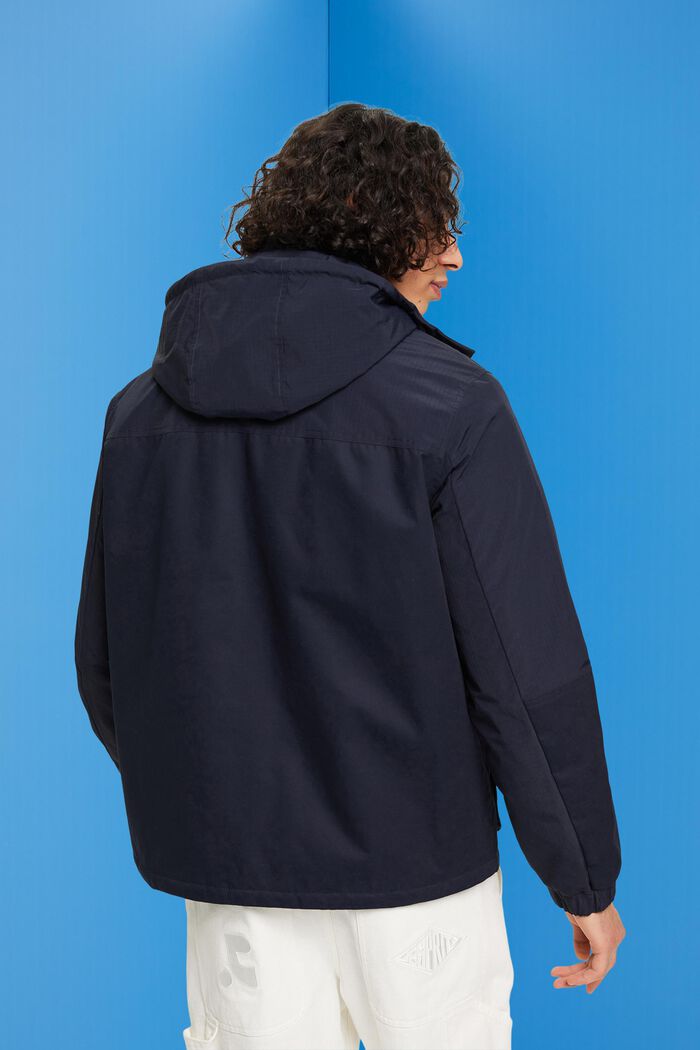 Utility-Jacke mit abnehmbarer Kapuze