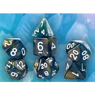 RPG Dice Set - Treasure Series: Onyx (8)