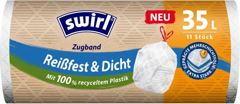 Swirl Mullbeutel Abfallsäcke Transparent Kunststoff 11 Stück