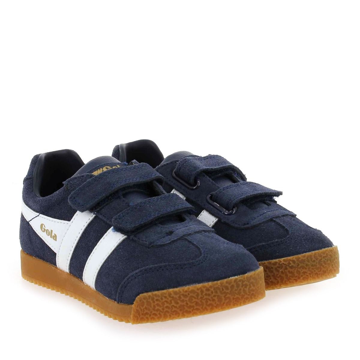 Gola  HARRIER VELCRO CKA192 - marine blanc