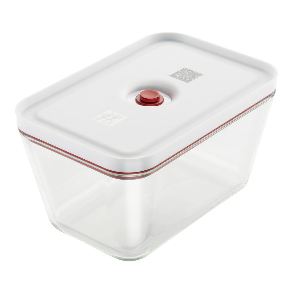 Vakuumbox L, Glas, Rot