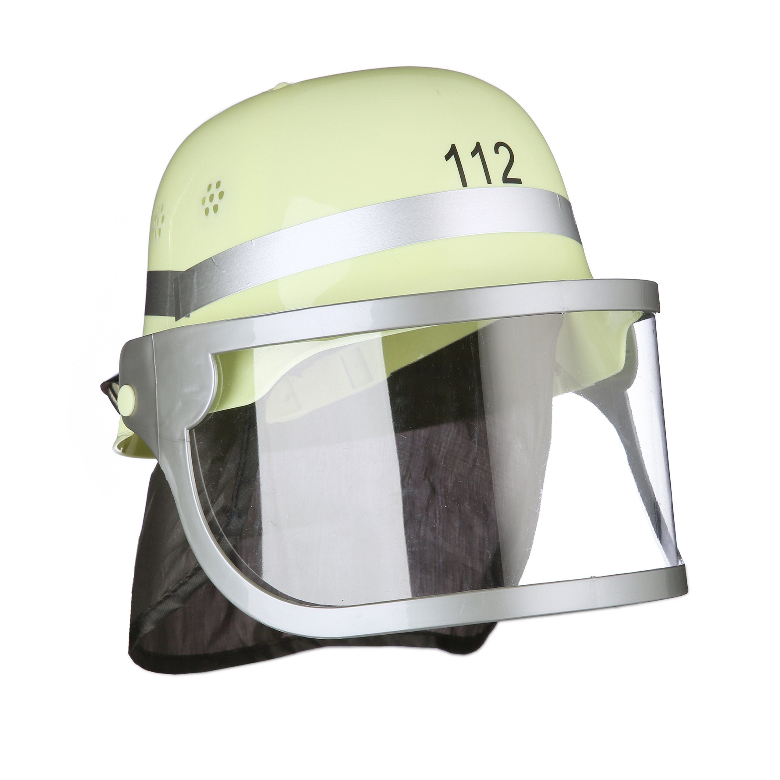 relaxdays Feuerwehrhelm 3 tlg. Feuerwehr Set