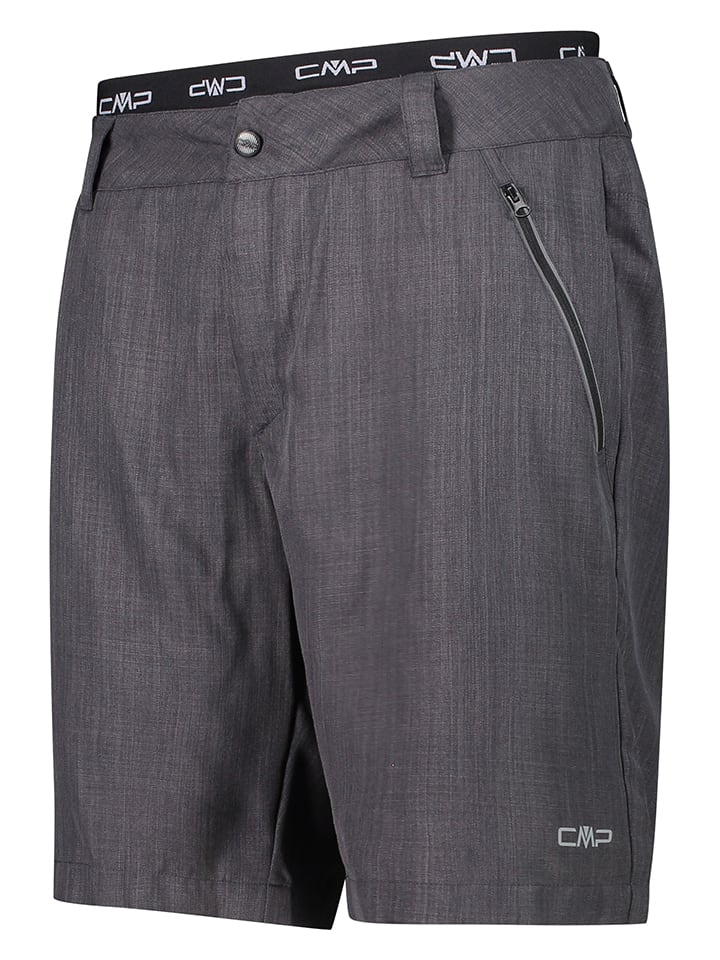 CMP 3in1-Fahrradshorts in Grau/ Schwarz günstig kaufen