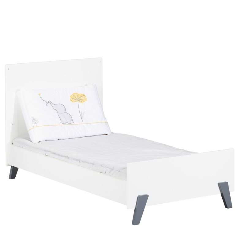 Lit bébé évolutif 140x70 Little big bed Joy gris
