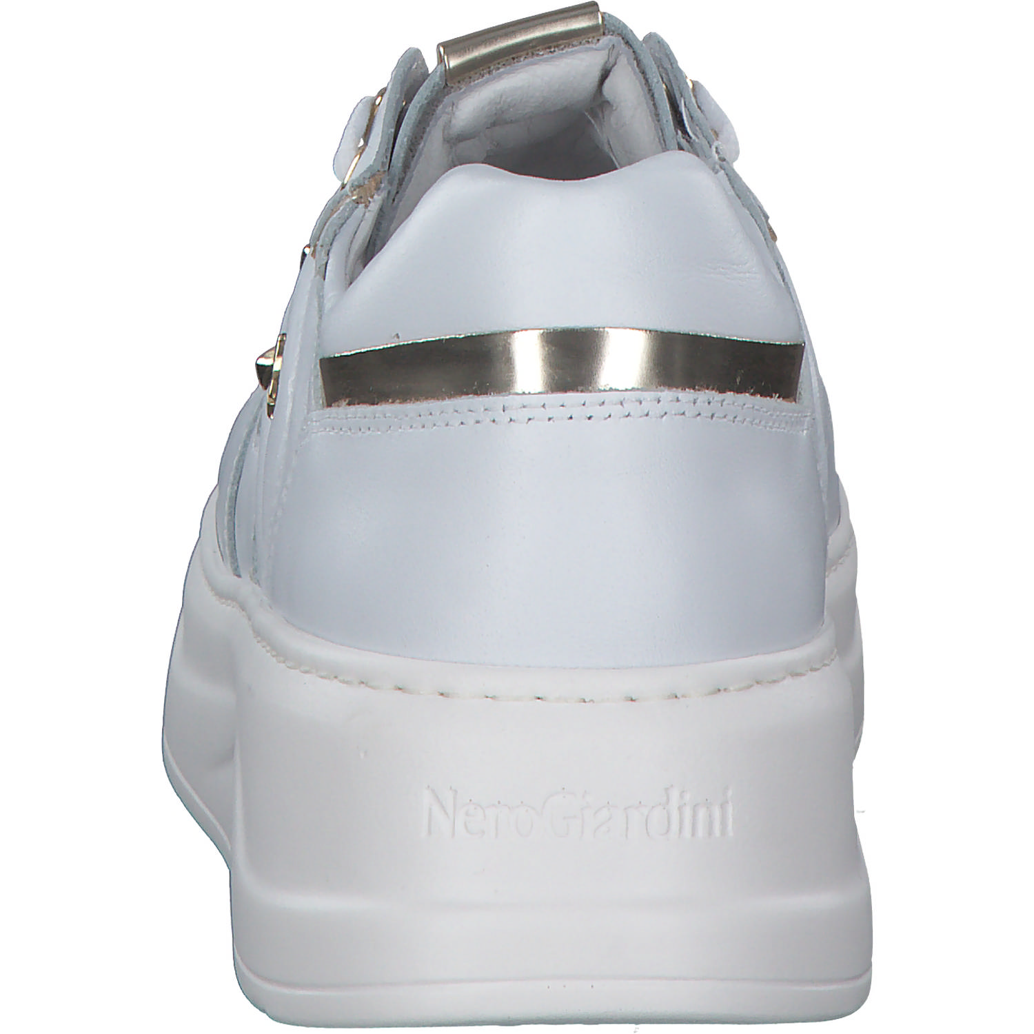 NeroGiardini I205380D, Schnürschuhe, Damen, bianco/platino