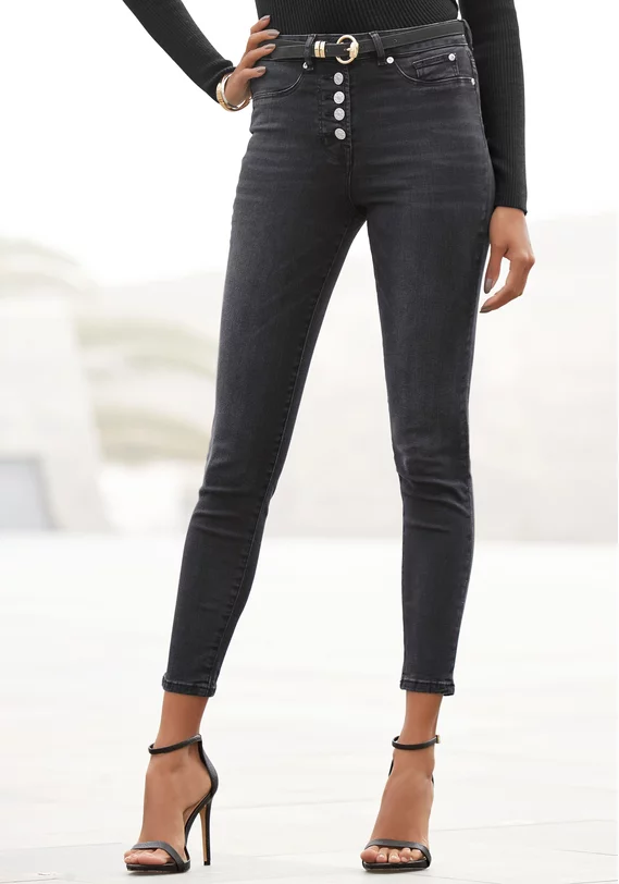 High-waist-Jeans