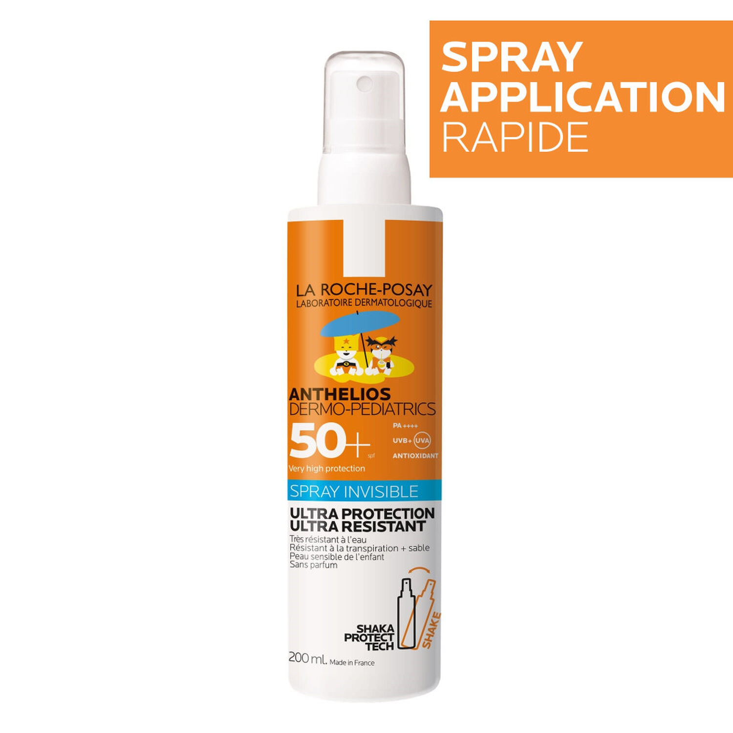 la roche-posay Anthelios Dermo-Pediatrics SPF50+ Spray Enfants Visage et Corps 200 ml