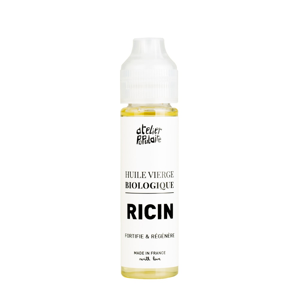atelier populaire Huile vierge biologique de Ricin | 60mL Huile vierge