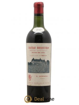 Moulis en Médoc Château Bouqueyran 1947 - Lot de 1 Bouteille