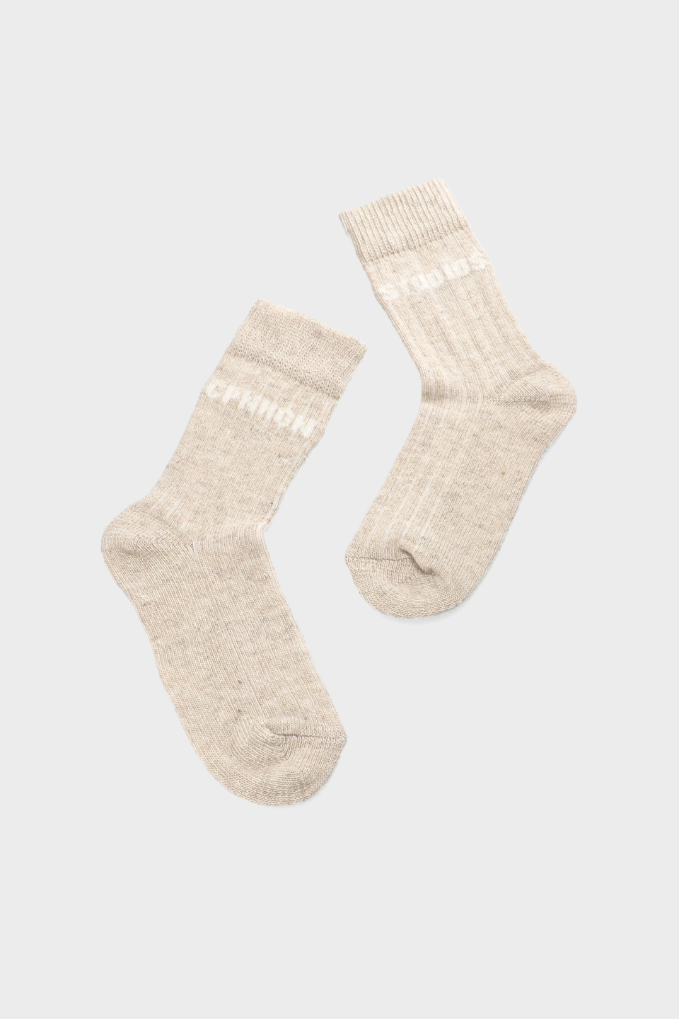 CPH WOOL SOCKS 1 wool mix light beige