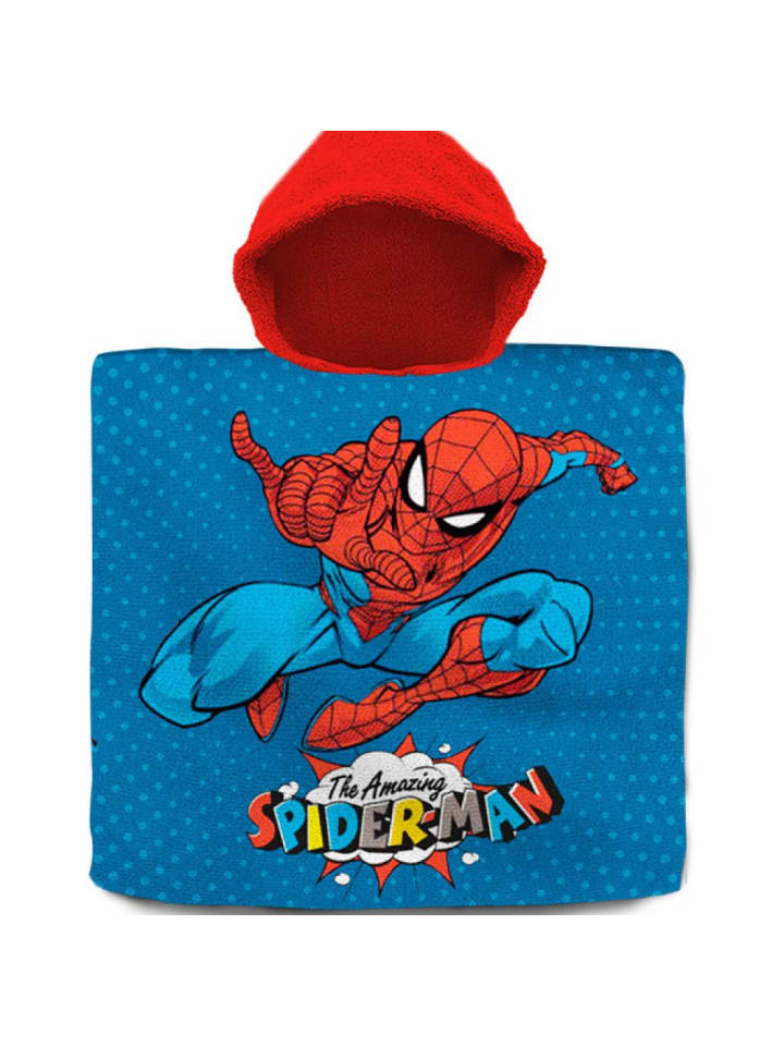 Kids Licensing Poncho Baumwolle Spiderman Kinder-Handtuch 3 Jahre günstig kaufen onesize