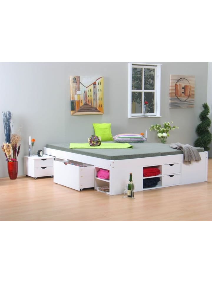 ebuy24 Doppelbett Till Weiß 146 x 209 cm günstig kaufen onesize