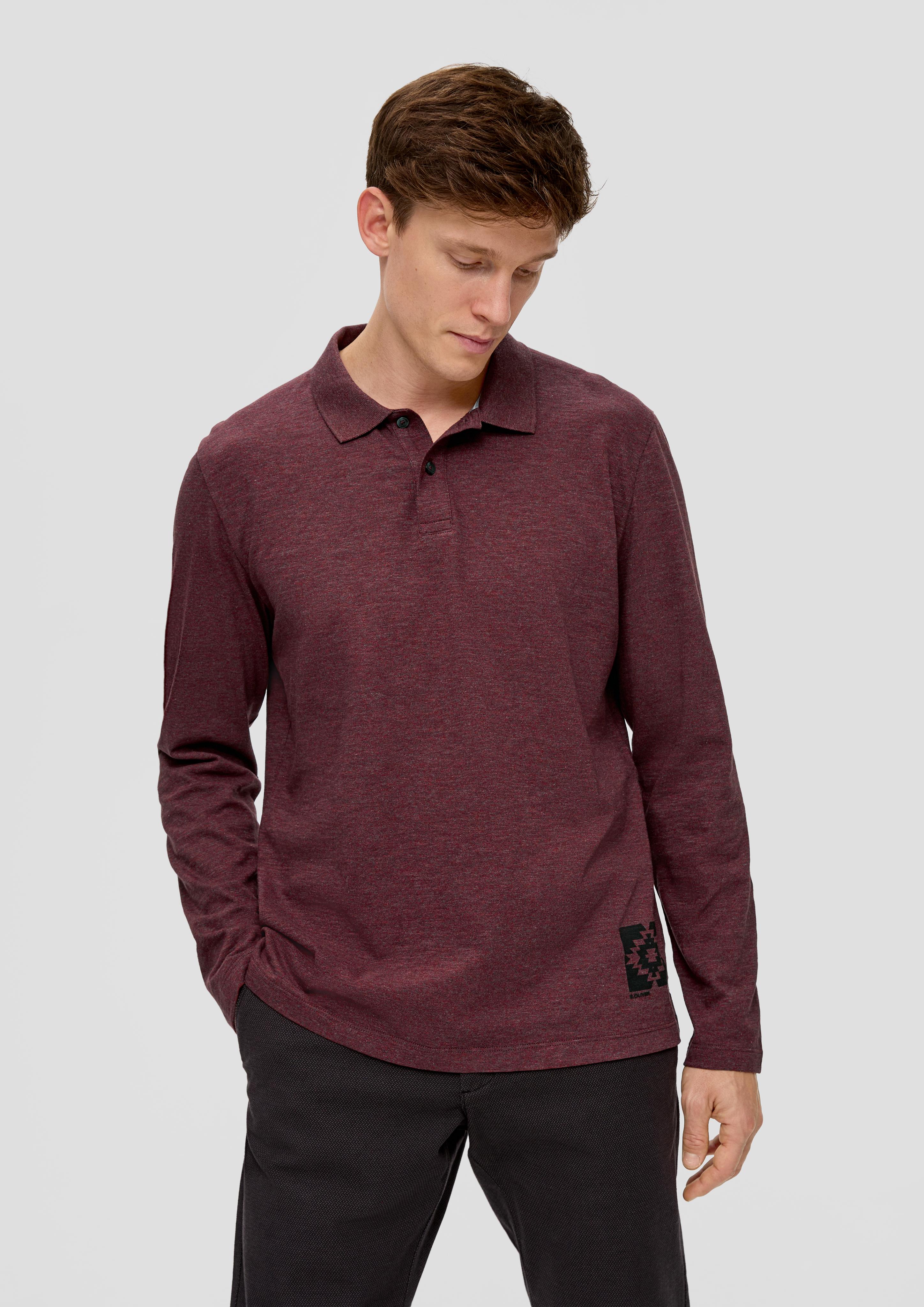 Polo-Shirt mit gummiertem Print-Detail  2138674-39W1