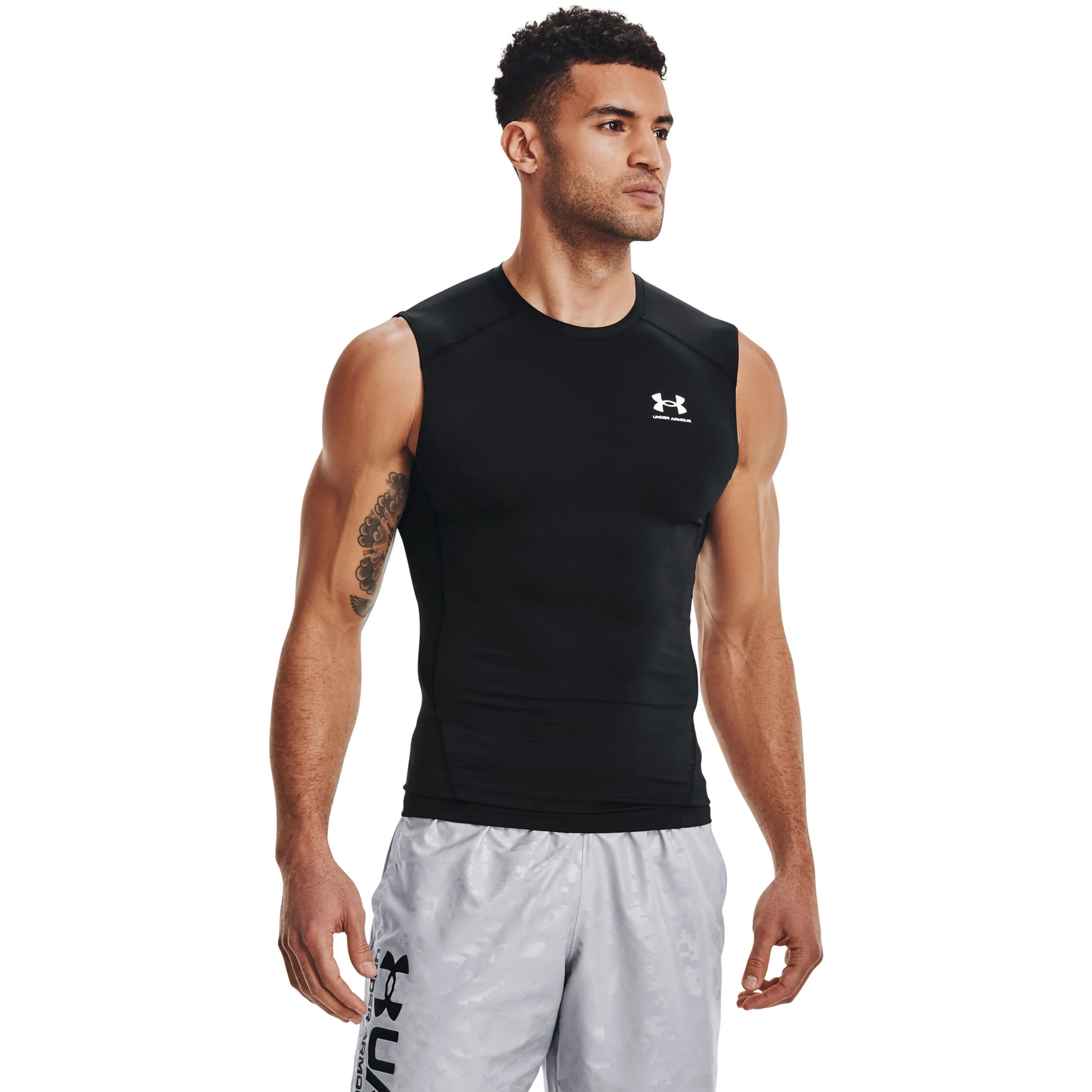 Heatgear Armour Tank-Top Herren - Schwarz, Weiß