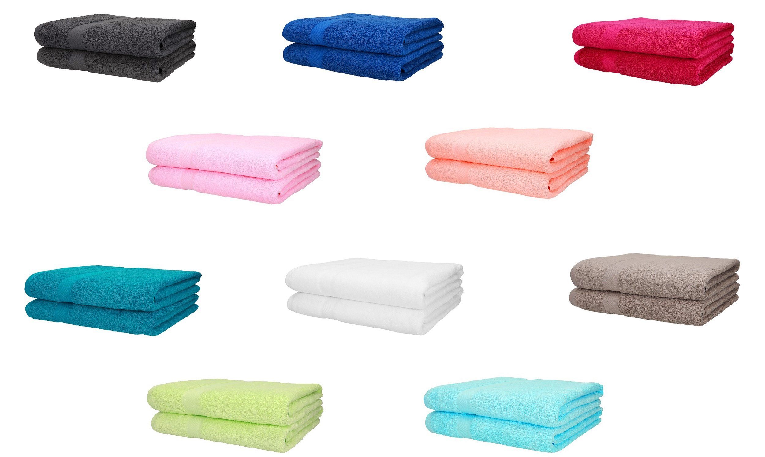 Betz Badetuch Badetuch groß XXL Größe 100 x 200 cm Saunatuch Palermo, 100% Baumwolle (1-St)