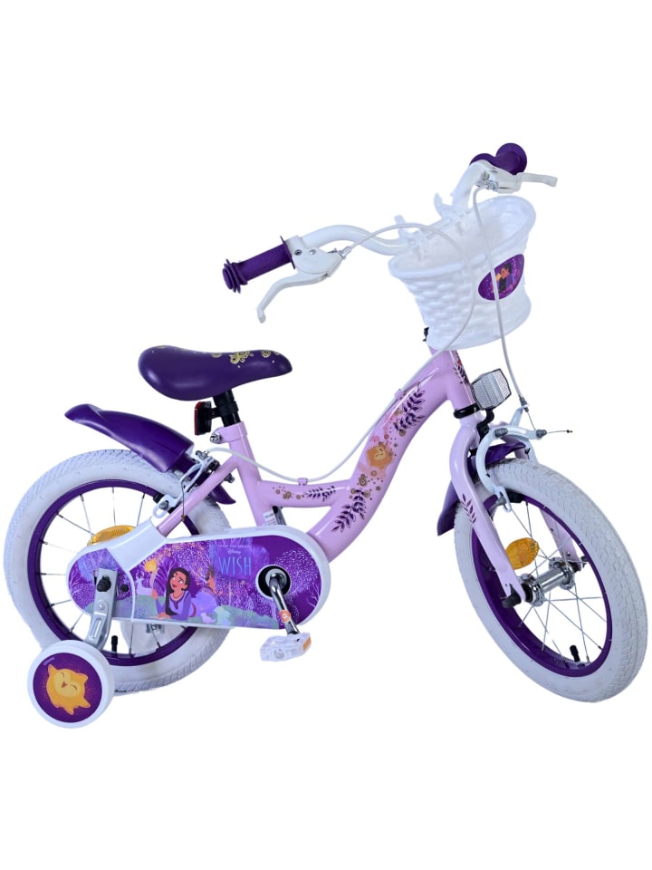 Volare Kinderfahrrad Disney Wish Fahrrad für Mädchen Rosa 14 Zoll Kinderrad 3 Jahre günstig kaufen onesize