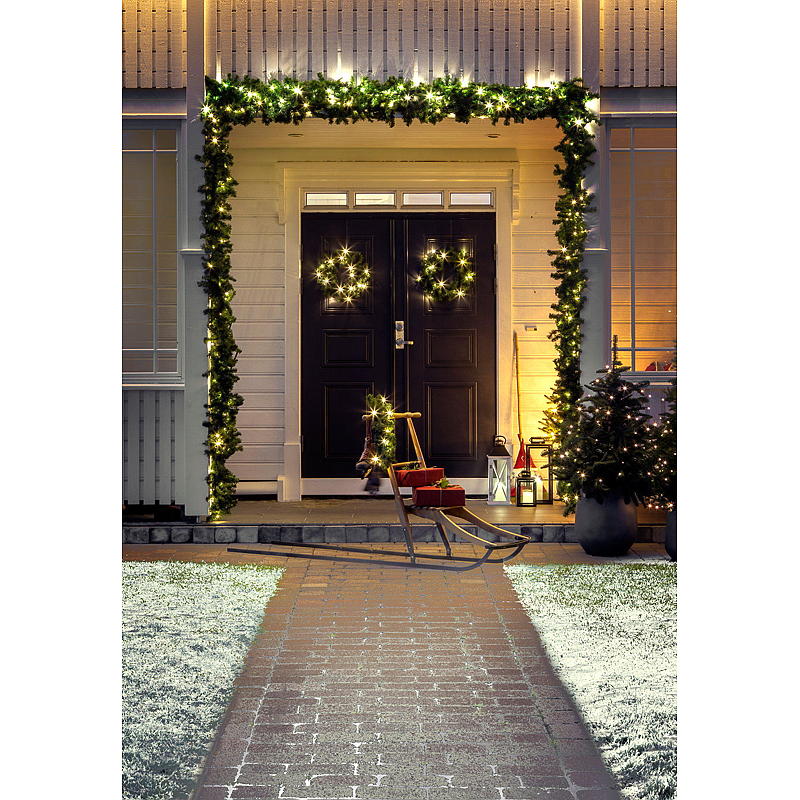 Light IT Dørkrans 38 cm 15 LED-lys