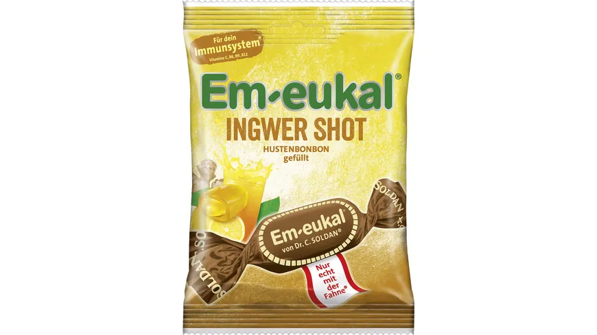 Em-eukal ImmunStark Ingwer-Shot gefüllt zuckerhaltig 75 g