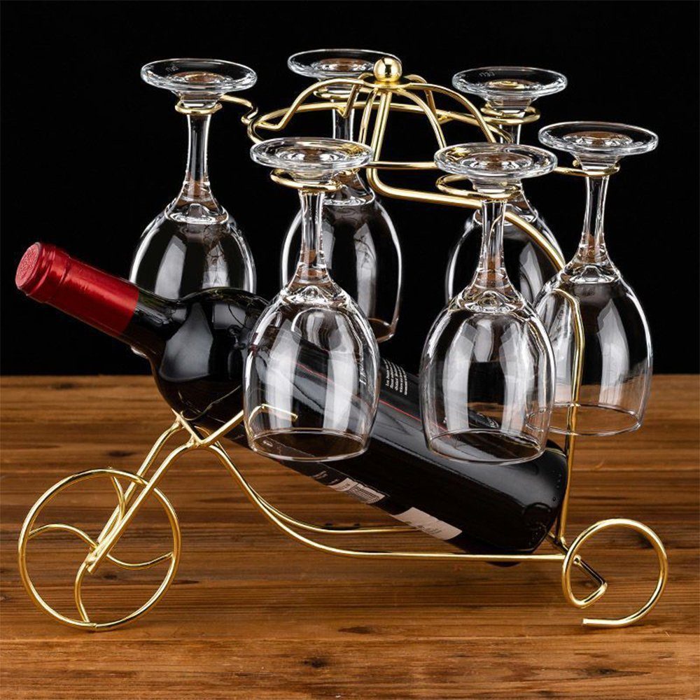 Zimtky Gläserhalter Weinglasregal Weinflaschenregal 31 cm 27 cm Weinregal