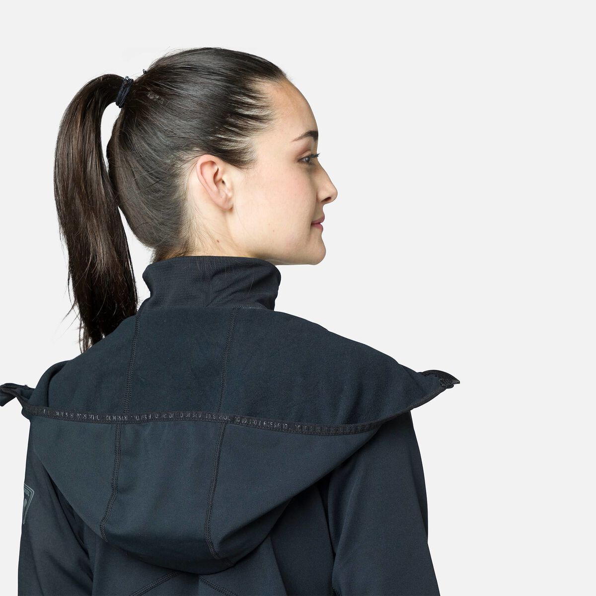 Dünnes Damen-Midlayer mit durchgehendem Reißverschluss