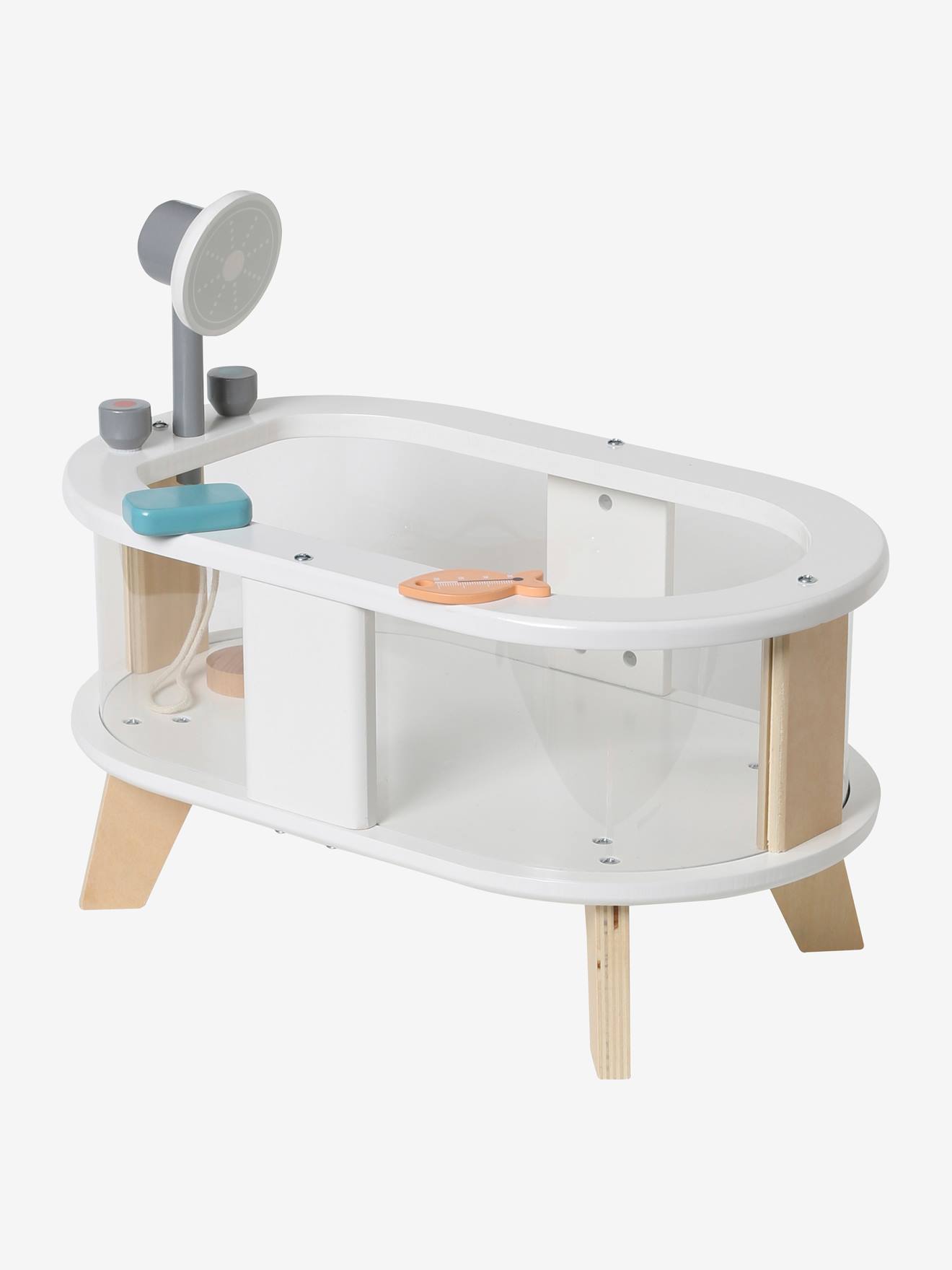 Baignoire poupon plexi/bois FSC® blanc