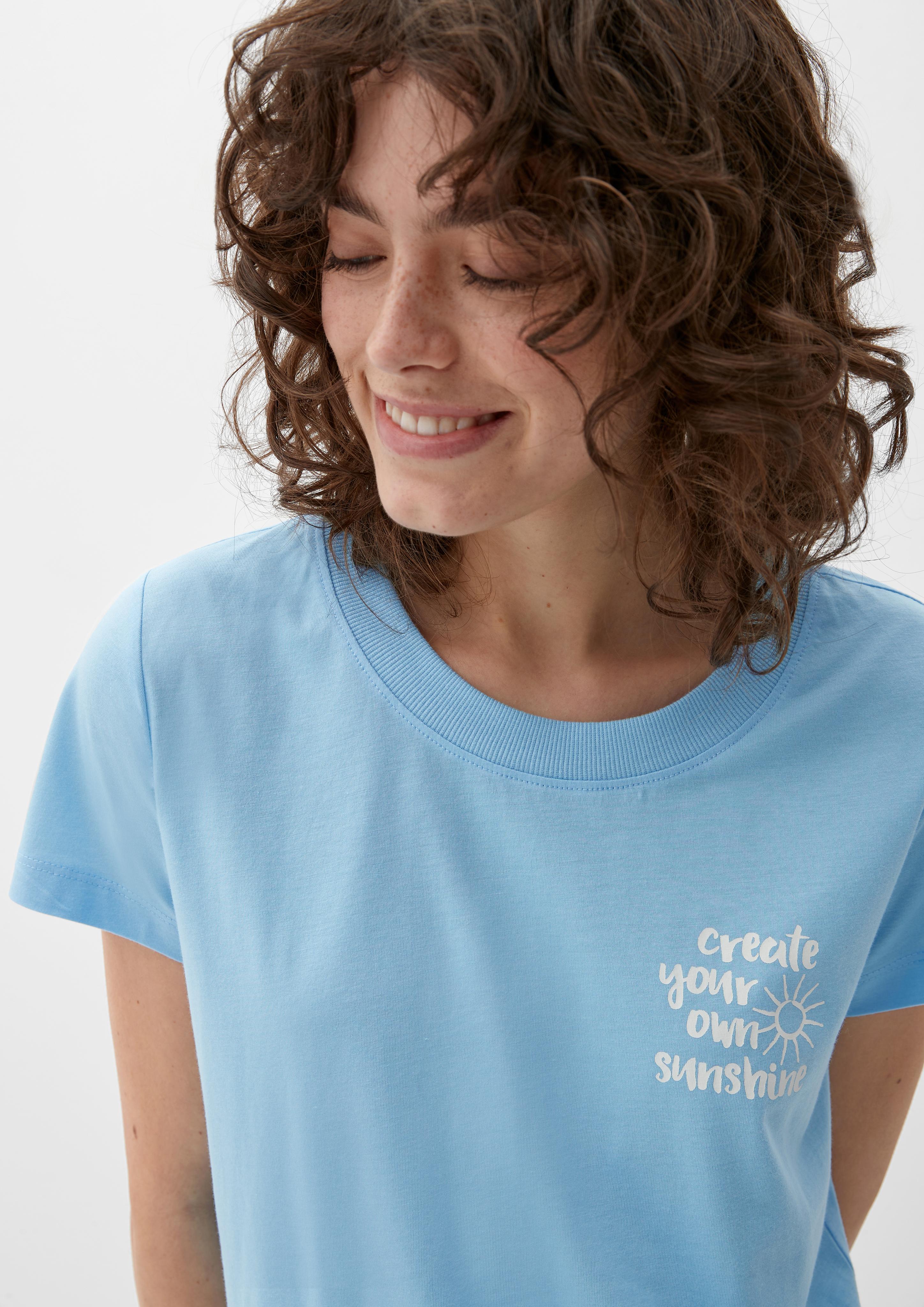 T-Shirt mit Frontprint  6007043-5300
