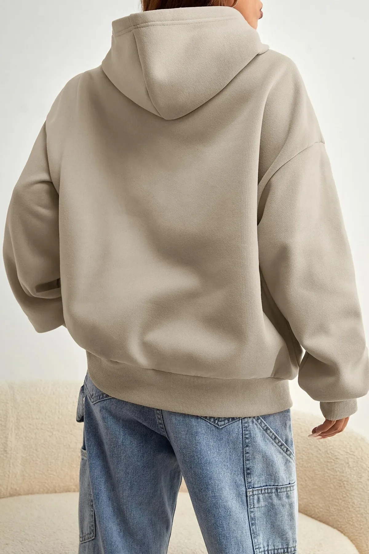 uyguntarz  Unisex-Sweatshirt mit Malibu-Aufdruck in Übergröße