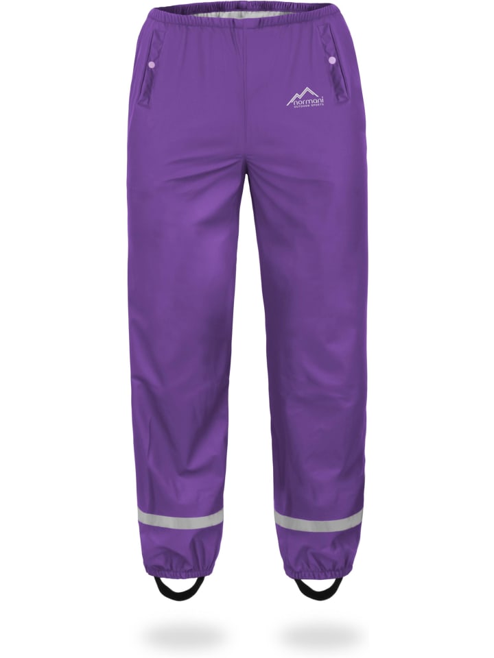Normani Outdoor Sports Kinder Regenhose York in Pink günstig kaufen