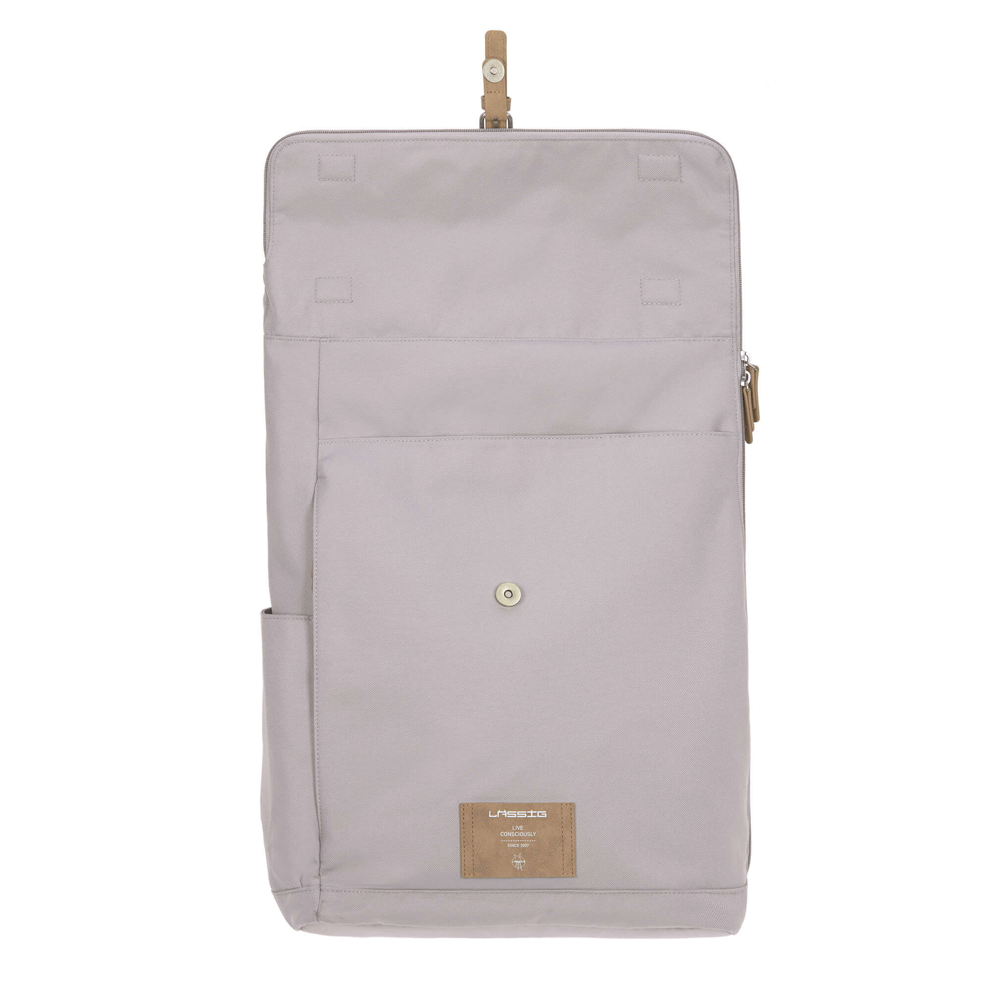 Wickelrucksack - Rolltop Backpack, Grey
