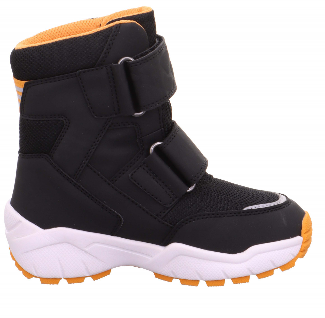 CULUSUK 2.0 - Schwarz/Orange Boots mit Klettverschluss