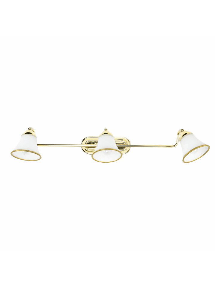 Licht-Erlebnisse Wandlampe in Gold Weiß günstig kaufen onesize