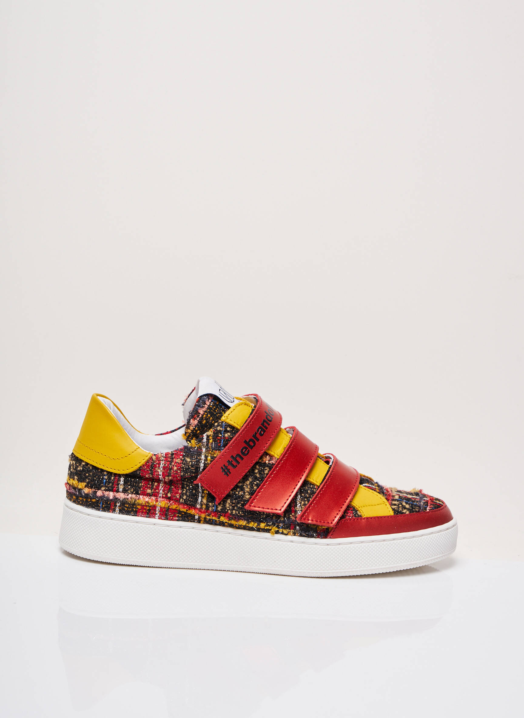 Vaddia Baskets Femme couleur rouge