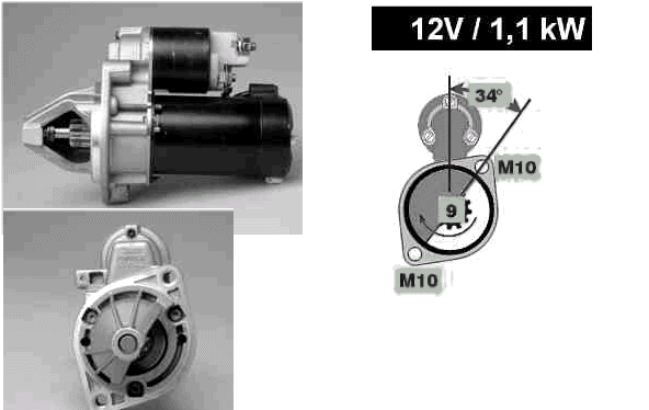 FRIESEN Anlasser Mercedes 8016380 - ATU
