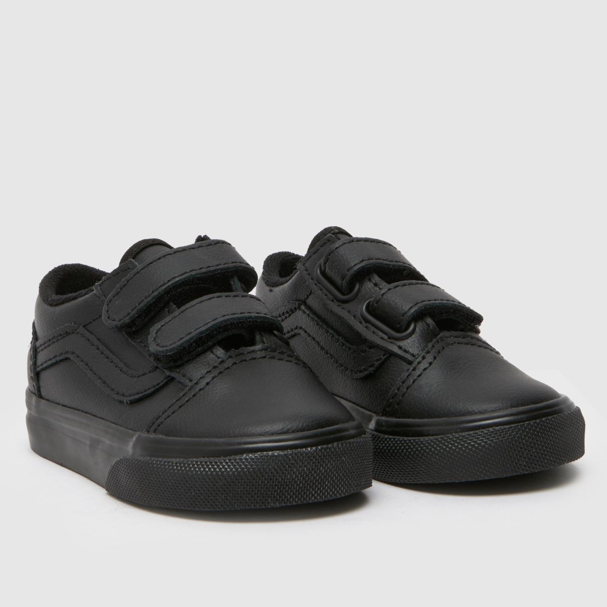 Vans fekete old skool v kisgyermek edzőcipő
