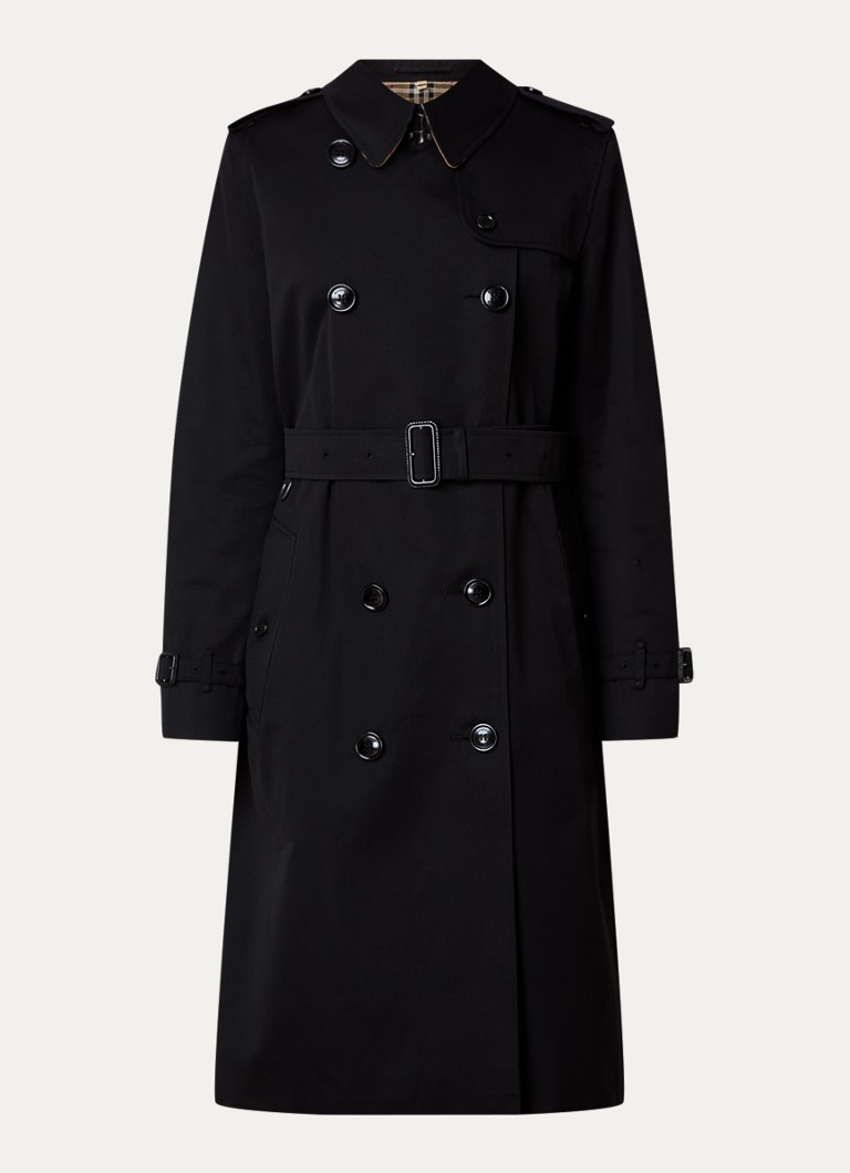 Trench doppiopetto Burberry Kensington con cintura