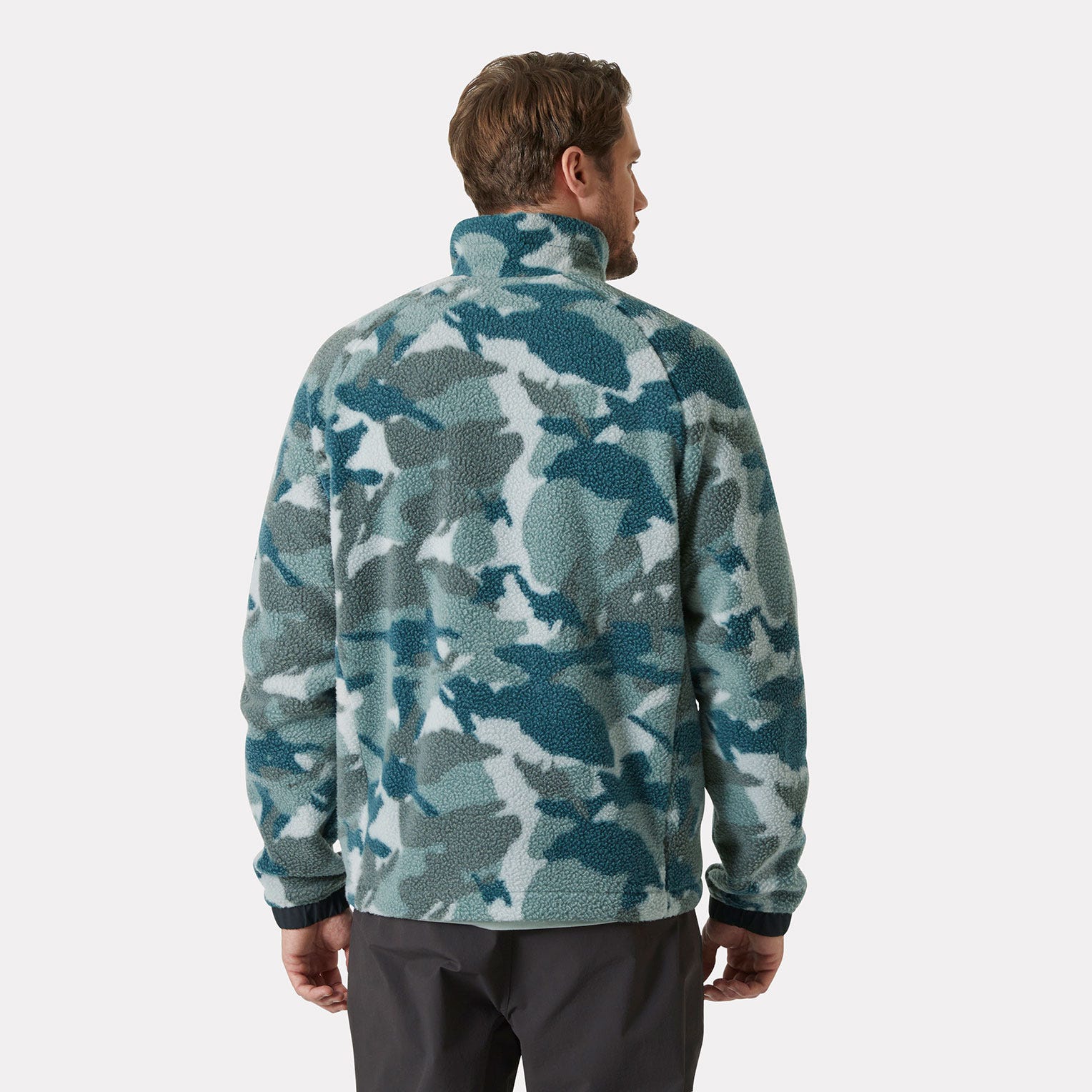 Men's Panorama Printed Pile Snap