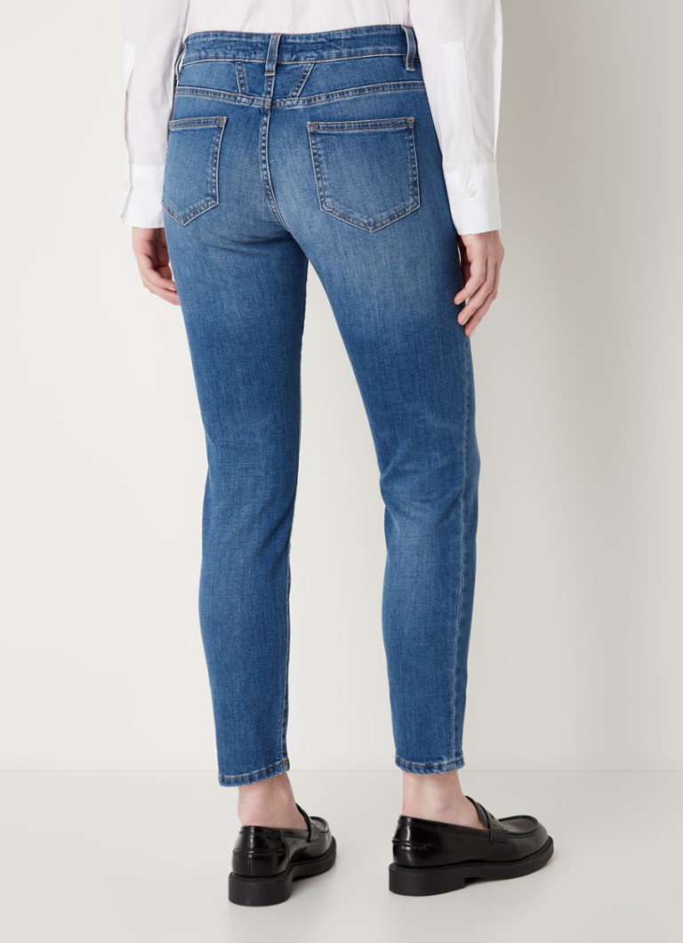Jeans Baker slim a vita bassa e lunghezza cropped in cotone biologico