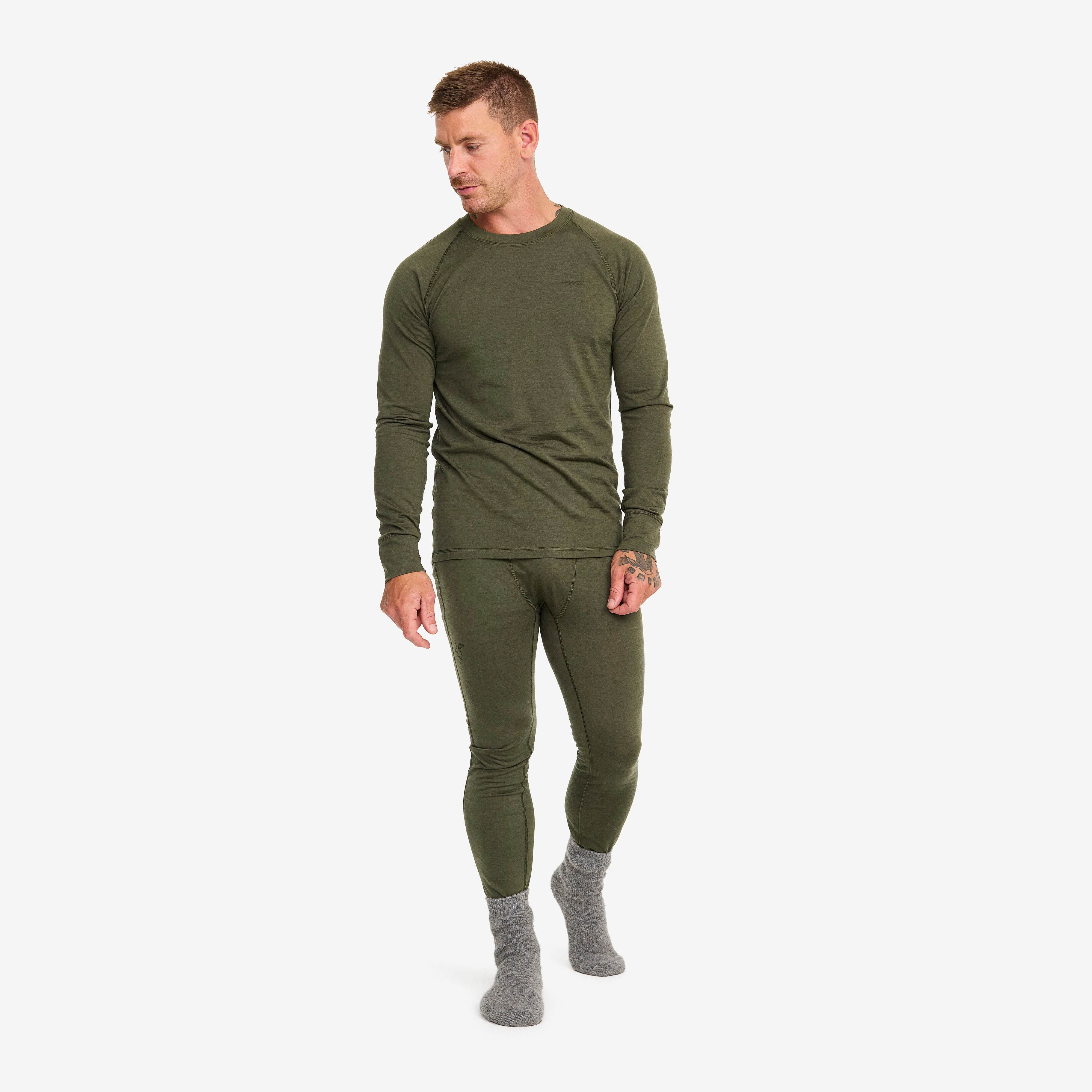 Mount Merino Long Sleeve Top Homme Grape Leaf
