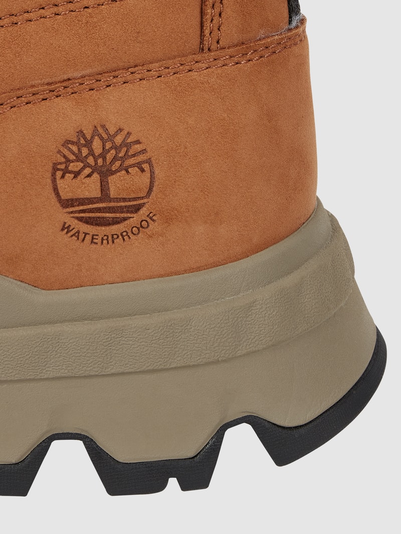 Boots aus Leder - wasserdicht in mittelbraun