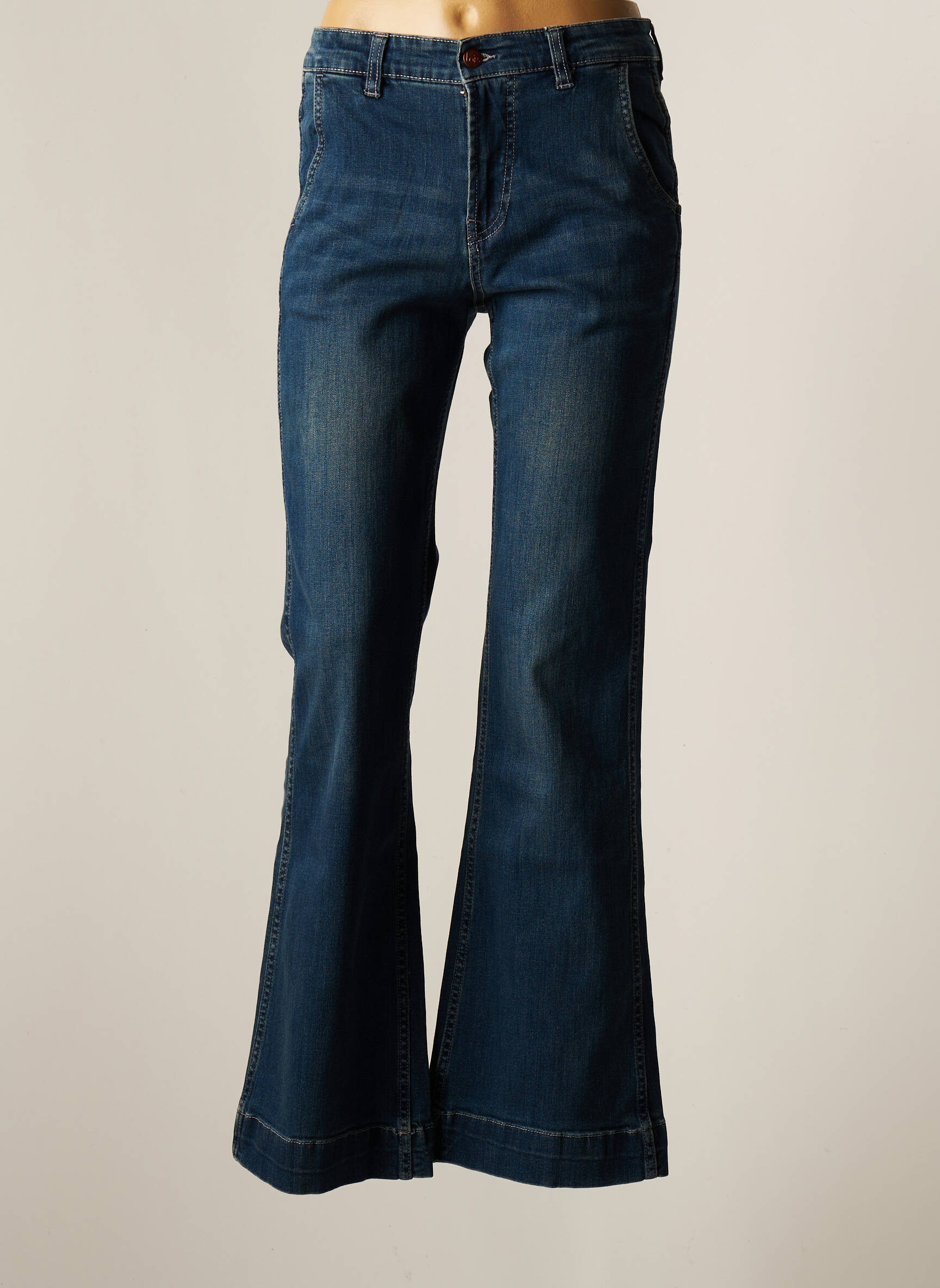 Lois Jean Flare Femme couleur bleu