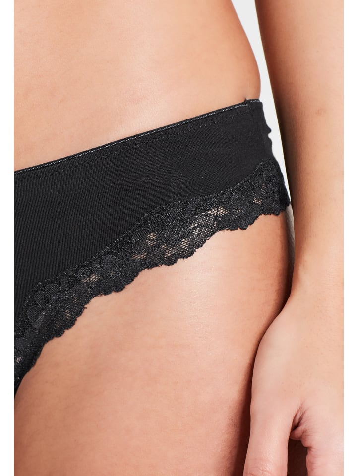 LASCANA Brasilslip in schwarz günstig kaufen