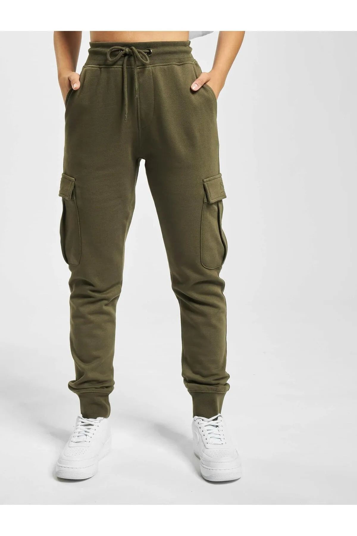 DEF  Jogginghose - Khaki - Straight