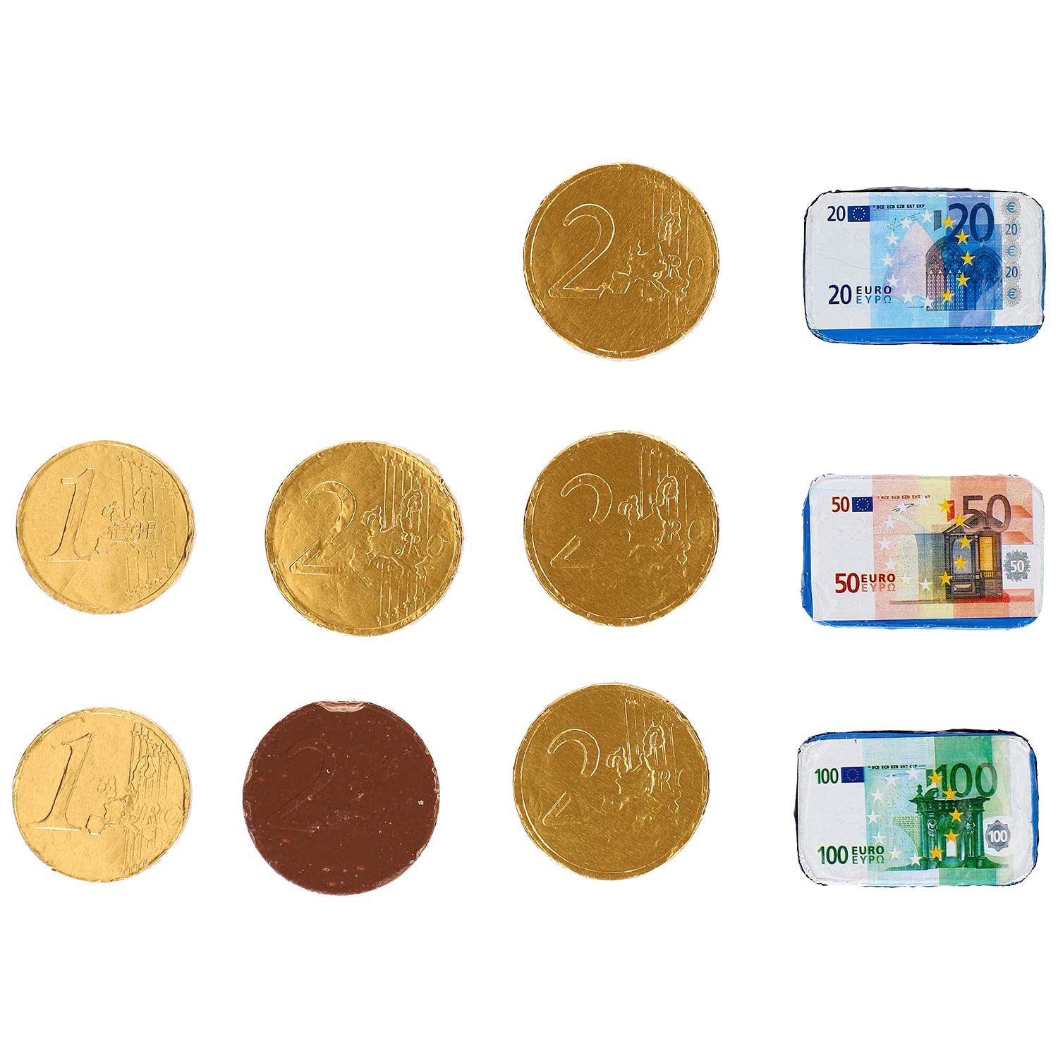 Euro Schokogeld & Scheine 100g