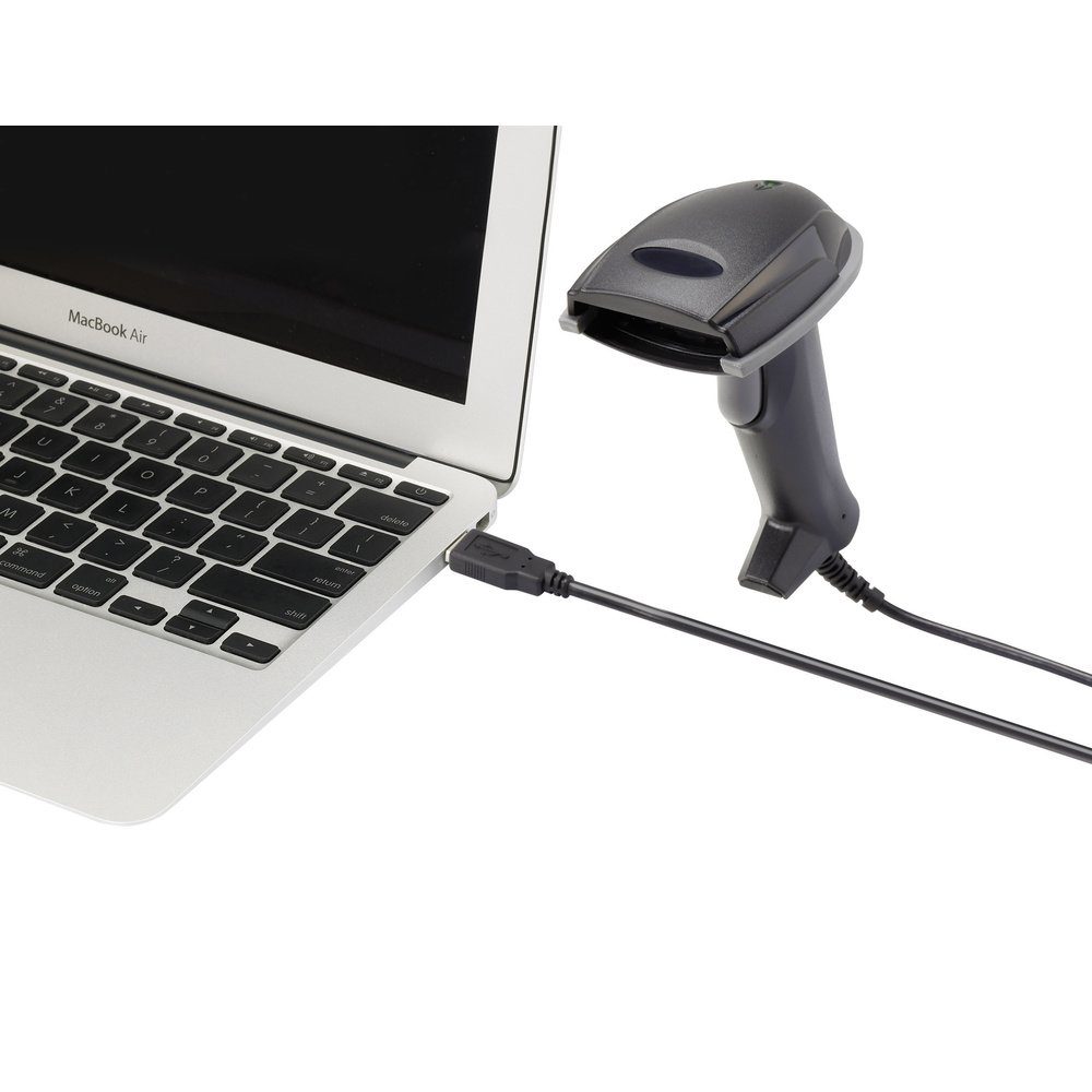 Renkforce Renkforce CR6307A USB-Kit Barcode-Scanner Kabelgebunden 1D CCD Schwarz Scanner