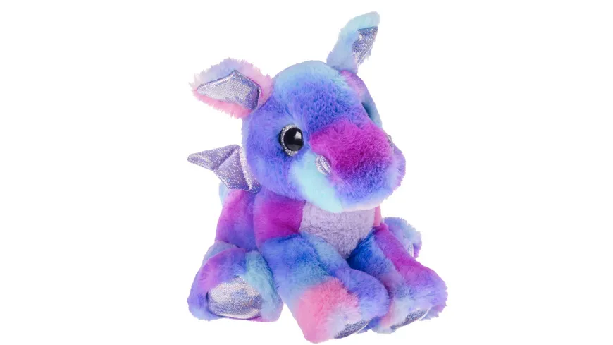 Müller - Toy Place - Plüschtier Drache Lila Pink 19 cm