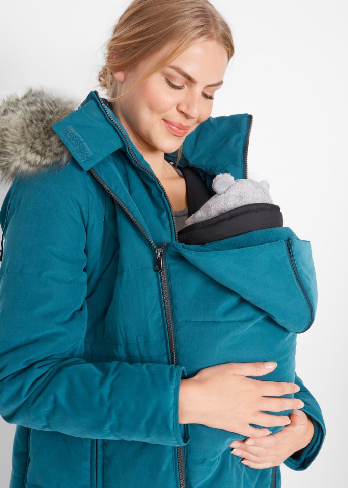 Umstandsjacke/Tragejacke, gesteppt