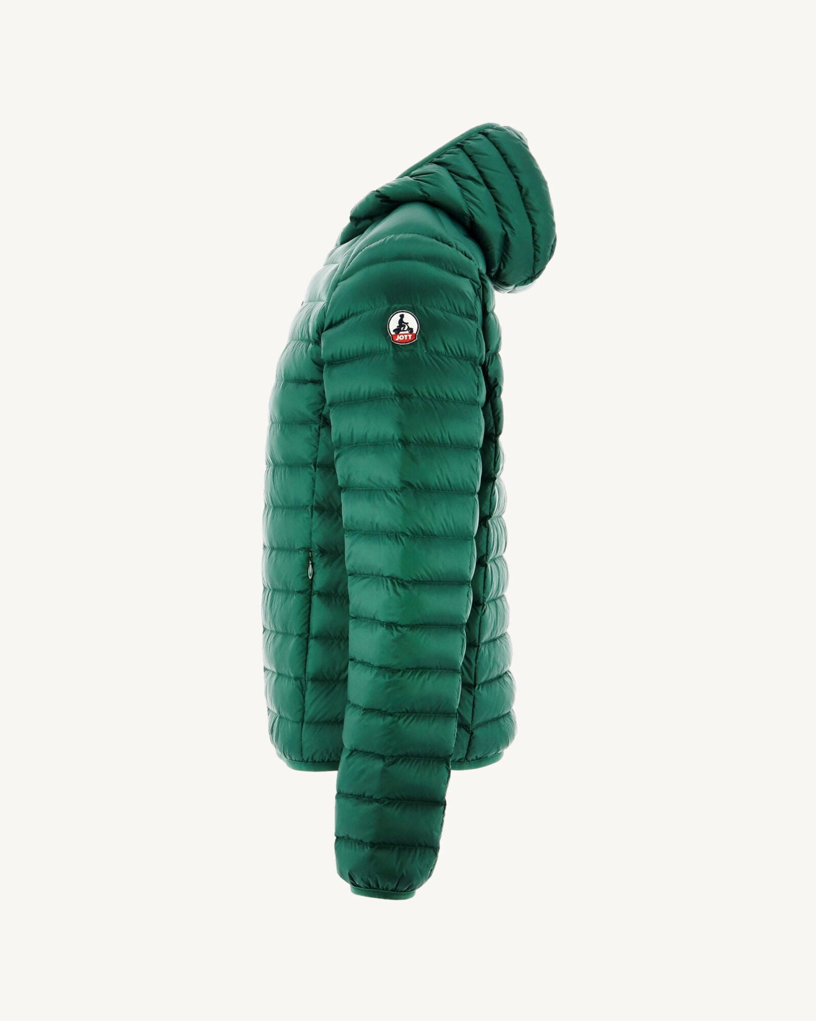 Doudoune légère à capuche Vert foncé Nico