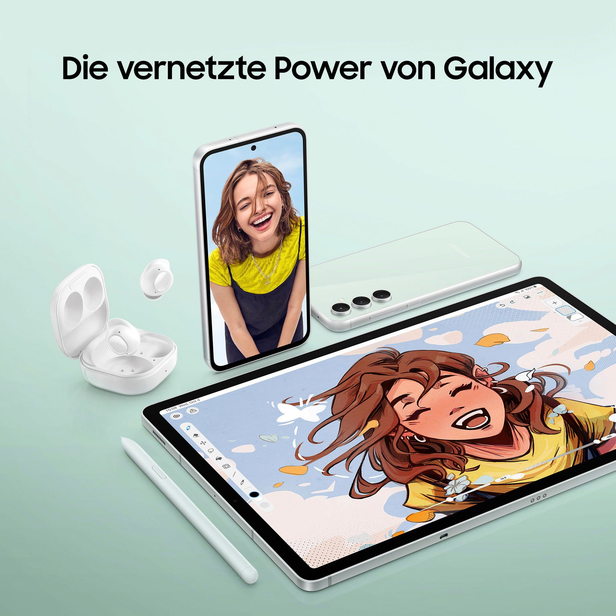 Samsung Galaxy S23 FE Smartphone (16,31 cm/6,4 Zoll, 128 GB Speicherplatz, 50 MP Kamera)