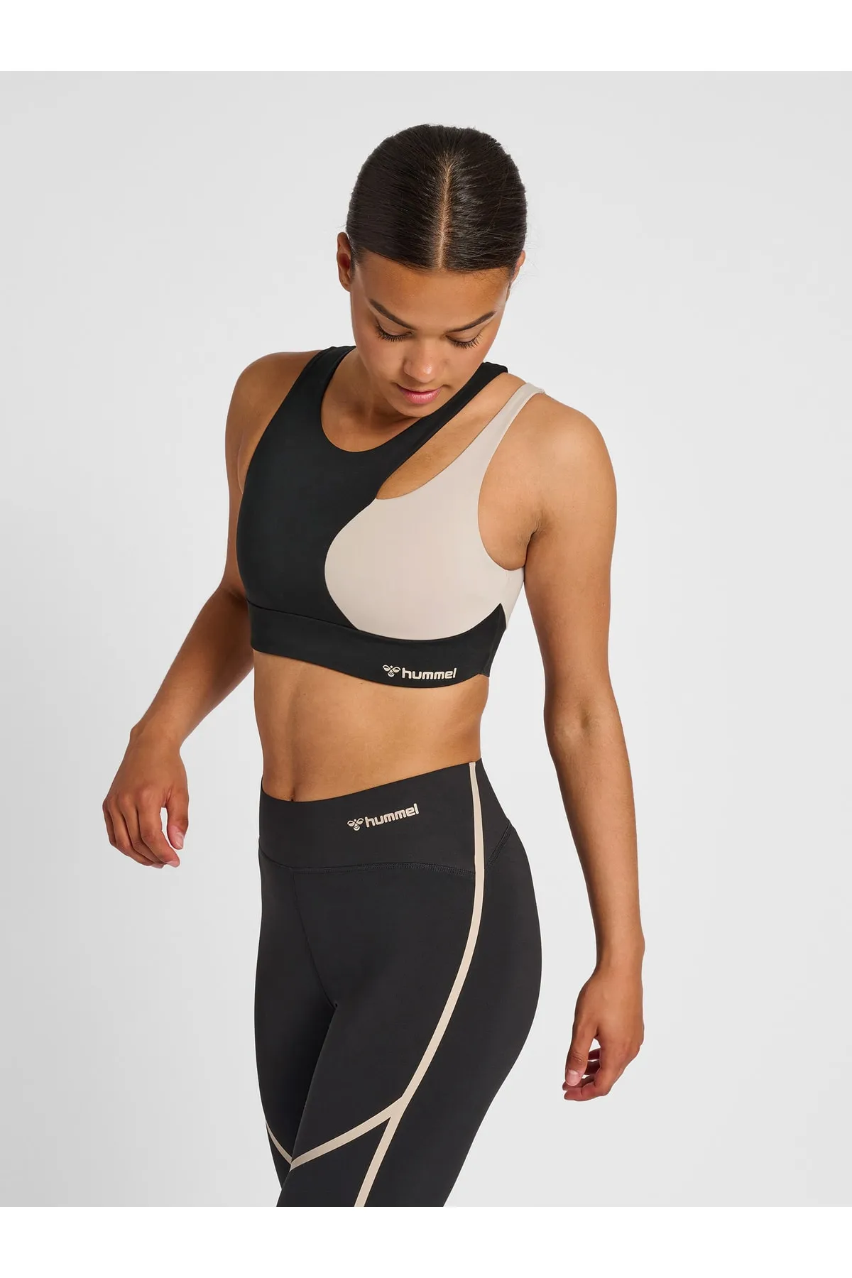 hummel  Sport-BH - Schwarz - Lizenzartikel